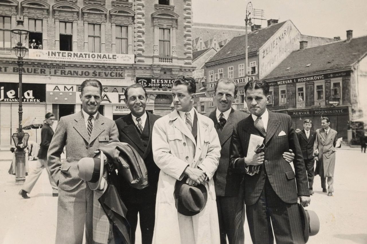 Trg bana Jelačića oko 1925. godine, portret